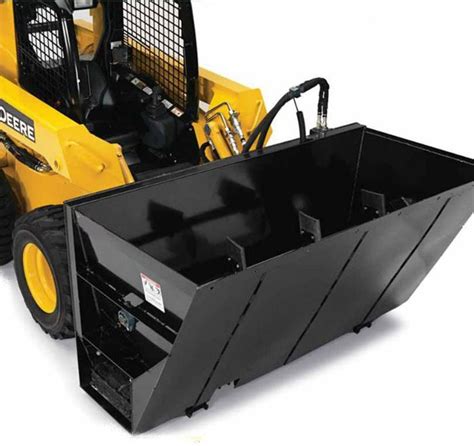 side discharge skid steer bucket|side dump skid steer bucket.